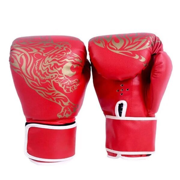 Guantes de boxeo de seguridad MMA para adultos y niños, casco, protectores de cabeza, guantes de cuero sintético, entrenamiento de boxeo para niños, kickboxing, boxeador, objetivo - Image 4