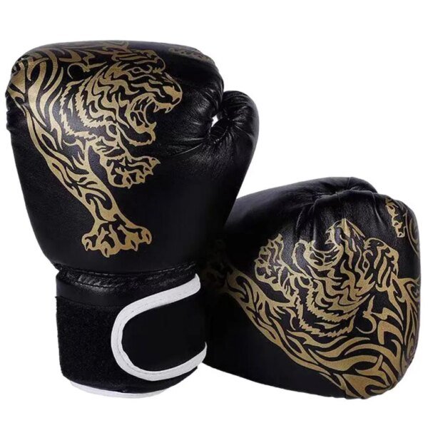 Guantes de boxeo de seguridad MMA para adultos y niños, casco, protectores de cabeza, guantes de cuero sintético, entrenamiento de boxeo para niños, kickboxing, boxeador, objetivo - Image 3