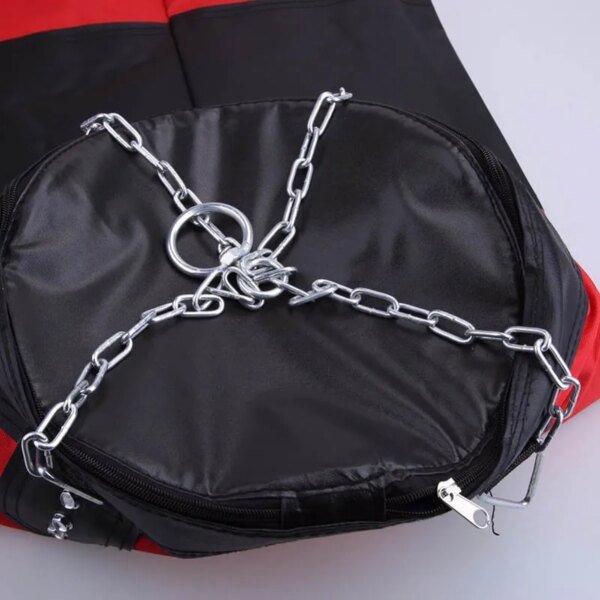 Saco de arena para boxeo pesado con gancho para el techo, cadena de acero, para entrenamiento físico, MMA, kickboxing, muay thai, karate y taekwondo. - Image 6
