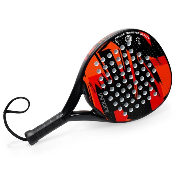 Pala de pádel IANONI, superficie de fibra de carbono con núcleo de espuma EVA Memory Flex, palas de pádel ligeras - Image 3