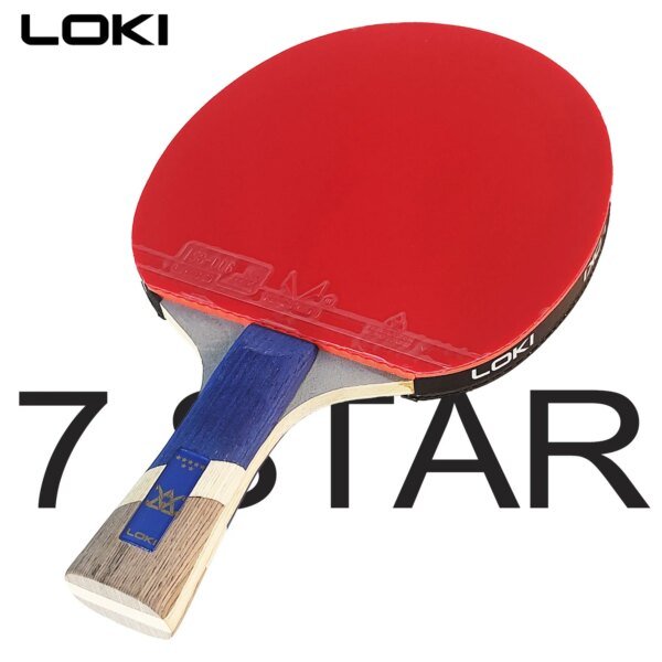 LOKI 9 Star Table Tennis Racket Professional 5+2 Carbon Ping Pong Paddle 6/7/8/9 Star Ultra Offensive with Sticky Rubbers - Image 6