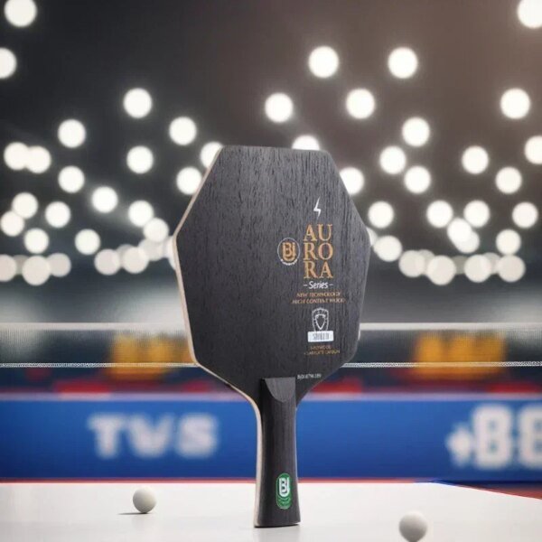 Raqueta de tenis de mesa HUIESON Blutenkirsche de fibra de carbono de 7 capas con área de golpe más grande y arco de ataque rápido. - Image 6