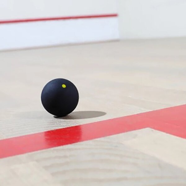 Pelota de squash de goma profesional para raqueta de squash, punto rojo, azul, punto amarillo, velocidad rápida para principiantes o entrenamiento. - Image 4