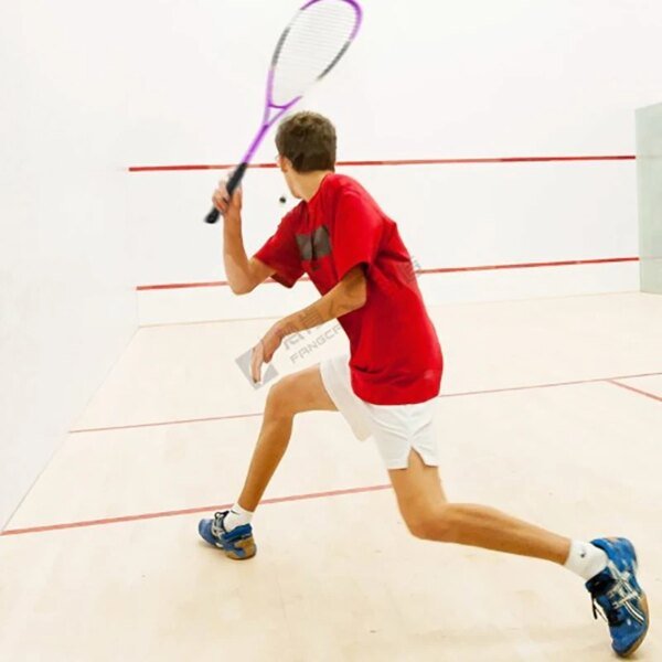 Pelota de squash de goma profesional para raqueta de squash, punto rojo, azul, punto amarillo, velocidad rápida para principiantes o entrenamiento. - Image 3