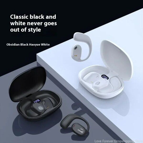 Auriculares de conducción ósea Xiaomi deportivos Bluetooth 5.3 auriculares inalámbricos HiFi 9D estéreo impermeables TWS control táctil cancelación de ruido - Image 4