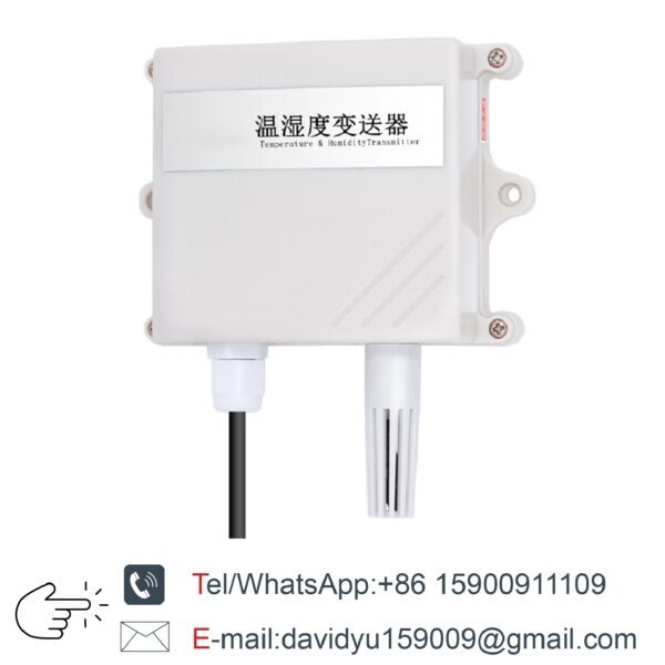 Transmisor de temperatura y humedad RS485 de montaje en pared con sensor de alta precisión y salida analógica y sonda externa. - Image 6