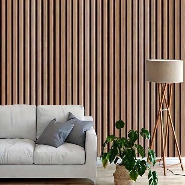 Fondo de pared de cuadrícula de 45 cm, autoadhesivo, para dormitorio, sala de estar, PVC, impermeable, autoadhesivo, decoración del hogar, papel tapiz - Image 3