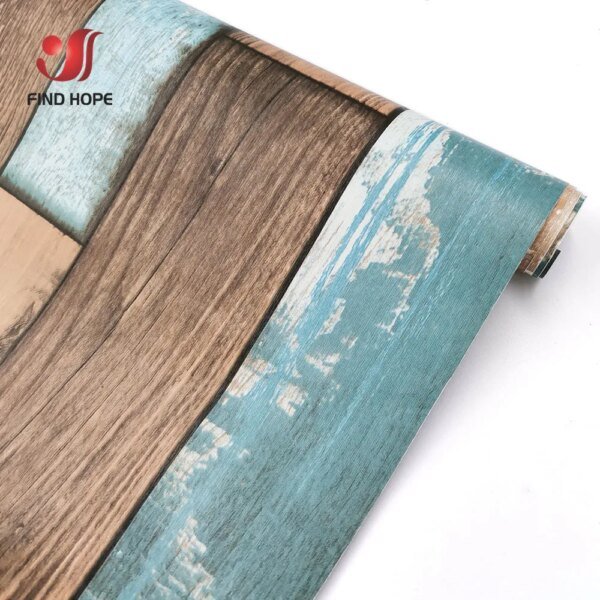 Papel de contacto con veta de madera, autoadhesivo, para pared, decoración de muebles de cocina, extraíble, 45 x 100 cm - Image 4
