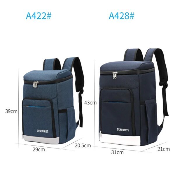 DENUONISS Thermal Cooler Backpack Insulated Cooler Bag Fridge Thickened Waterproof Portable Refrigerated Bag With Bottle Opener - Image 4