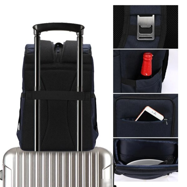 DENUONISS Thermal Cooler Backpack Insulated Cooler Bag Fridge Thickened Waterproof Portable Refrigerated Bag With Bottle Opener - Image 6