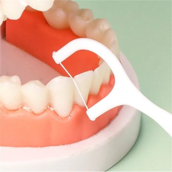 Caja de 1/2/5/10 Hilo dental desechable portátil, palillo de plástico de alta tensión, caja de hilo dental para cuidado bucal - Image 6