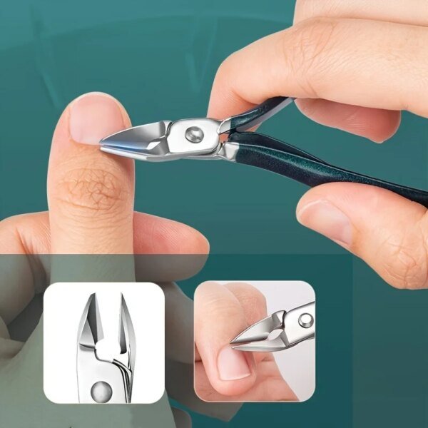 Kit profesional para el cuidado de las uñas (7/10/12/18 piezas), set de manicura y pedicura de acero inoxidable, cortaúñas con estuche de viaje. - Image 3
