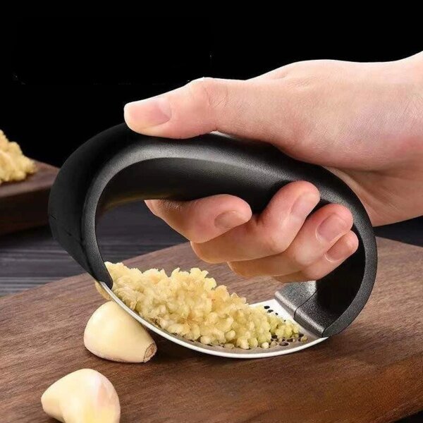 Prensa de ajo de acero inoxidable, trituradora, picadora de ajo manual, herramienta para picar ajo, herramientas para frutas y verduras, accesorios de cocina