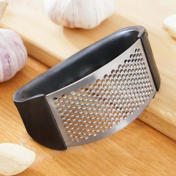 Prensa de ajo de acero inoxidable, trituradora, picadora de ajo manual, herramienta para picar ajo, herramientas para frutas y verduras, accesorios de cocina - Image 4