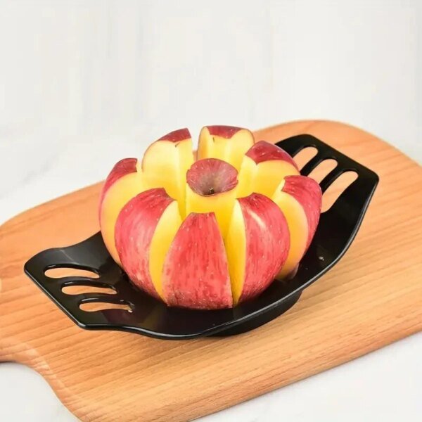 Cortador y divisor de manzanas creativo, descorazonador de manzanas reutilizable, cortador de frutas de acero inoxidable, utensilios de cocina, suministros de cocina - Image 5
