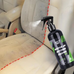Limpiador de interiores de coche, limpiador de techos, cuero, franela, tejido, sin agua, herramienta multiusos para limpiar tableros de instrumentos, HGKJ S21