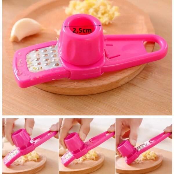 Prensa trituradora de ajo y jengibre, rallador, cortador, pelador, picadora de ajo manual, herramienta para picar ajo, accesorios de cocina - Image 5