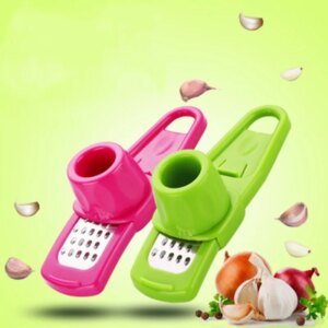 Prensa trituradora de ajo y jengibre, rallador, cortador, pelador, picadora de ajo manual, herramienta para picar ajo, accesorios de cocina