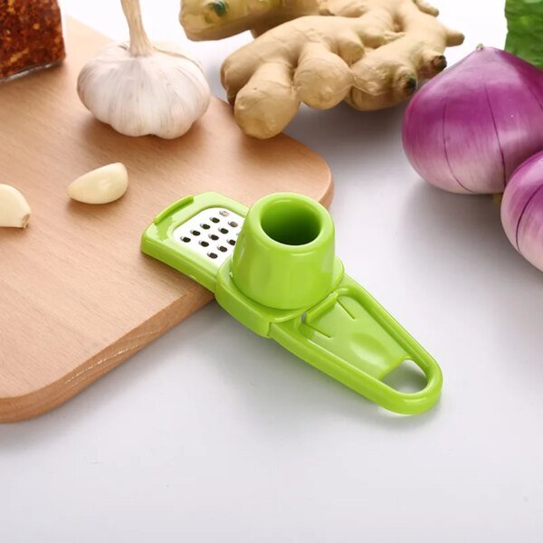 Prensa trituradora de ajo y jengibre, rallador, cortador, pelador, picadora de ajo manual, herramienta para picar ajo, accesorios de cocina - Image 3