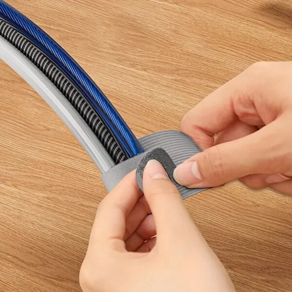 Organizador de cables autoadhesivo, 10 unidades, clip fijo para cables de mesa o pared, brida para cables de alimentación, soporte para cables de red - Image 4