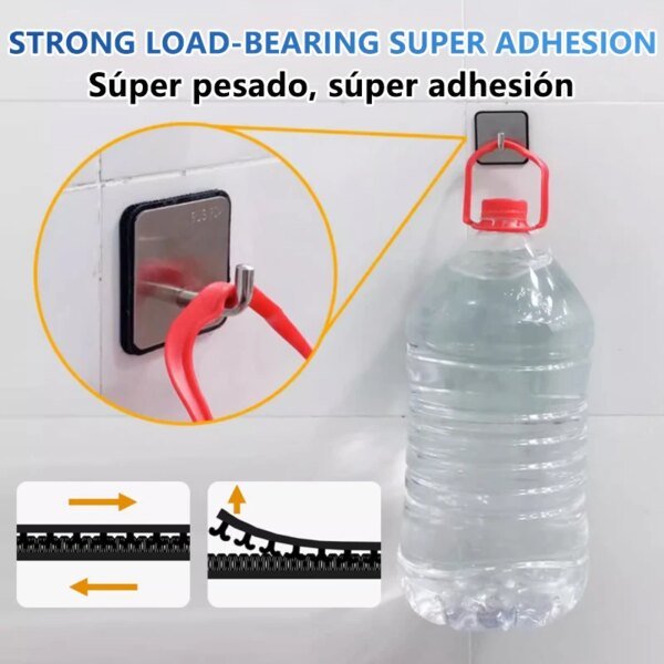 Cinta adhesiva de fijación extra fuerte para alfombras, adhesivo de doble cara con cierre de velcro, cinta adhesiva automática para fijar edredones. - Image 5