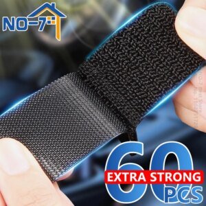 Cinta adhesiva de fijación extra fuerte para alfombras, adhesivo de doble cara con cierre de velcro, cinta adhesiva automática para fijar edredones.