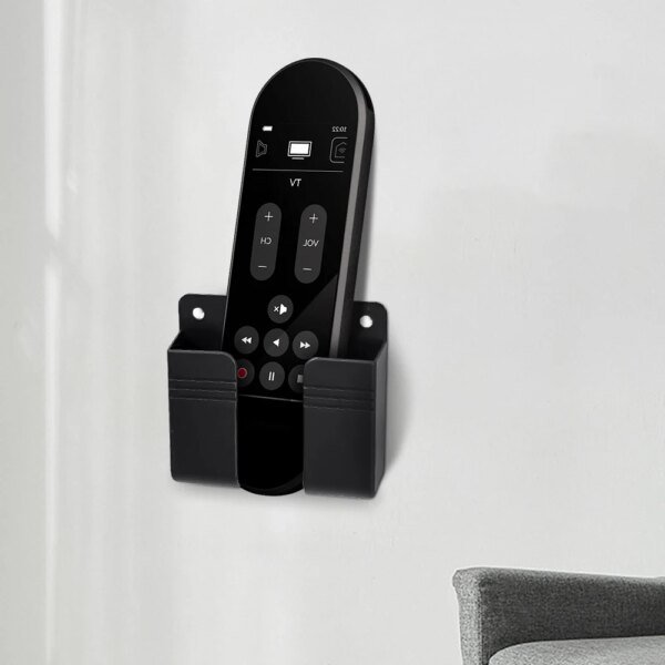 Caja de almacenamiento de pared de 1 a 4 piezas, organizador multifunción sin perforaciones, control remoto de TV, soporte de carga para enchufe de teléfono móvil DIY - Image 6