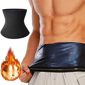 Faja moldeadora adelgazante para hombre, cinturón de sudoración, corsé de cintura, banda abdominal, faja deportiva, correas modeladoras, quemador de grasa abdominal.