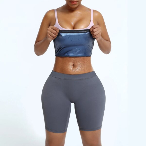 Cinturón adelgazante para cintura de sauna, faja moldeadora de abdomen para gimnasio, control de abdomen, quema grasa y sudor, moldeador corporal para pérdida de peso. - Image 3