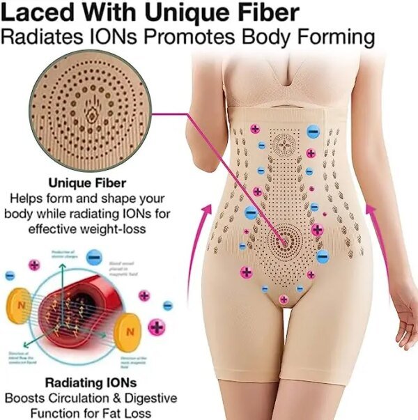 Nueva y exclusiva faja moldeadora de fibra que restaura el abdomen, moldeadora de muslos y cintura, ropa interior moldeadora para mujeres, bragas moldeadoras. - Image 3