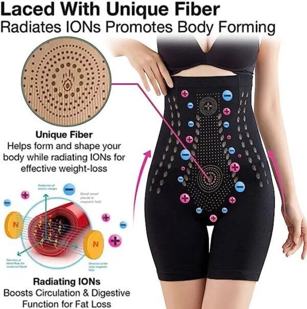 Nueva y exclusiva faja moldeadora de fibra que restaura el abdomen, moldeadora de muslos y cintura, ropa interior moldeadora para mujeres, bragas moldeadoras.