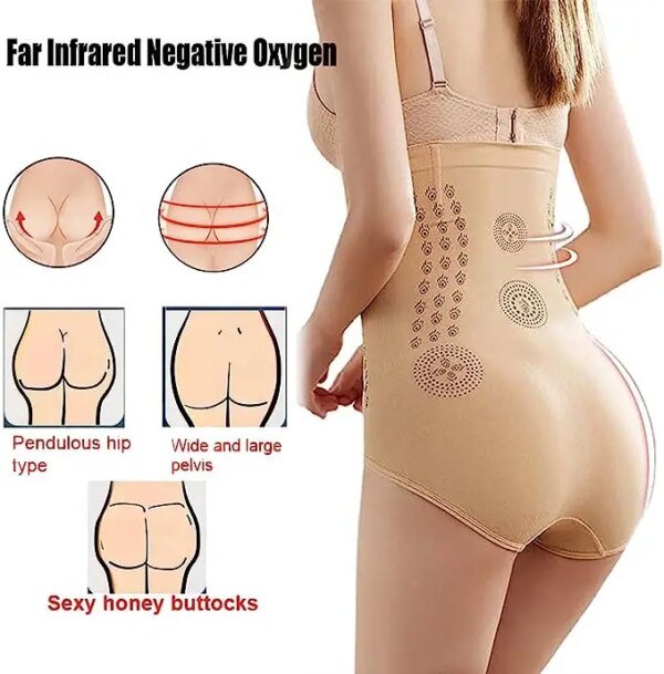 Nueva y exclusiva faja moldeadora de fibra que restaura el abdomen, moldeadora de muslos y cintura, ropa interior moldeadora para mujeres, bragas moldeadoras. - Image 5