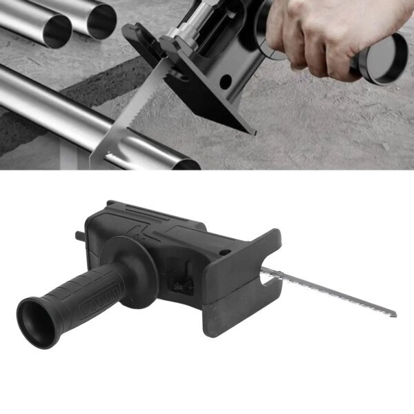 Adaptador de sierra recíproca para taladro eléctrico, modificación rápida a sierra caladora eléctrica con hoja de sierra, herramienta eléctrica, sierras, taladro a sierra caladora. - Image 5
