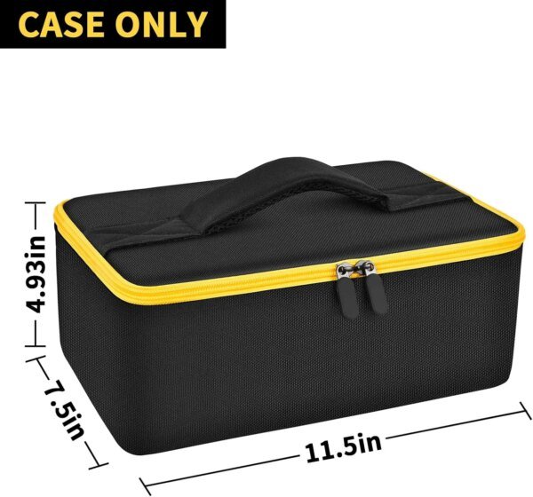 Bolsa compatible con herramienta de corte DEWALT 20V MAX 3 en 1 sin escobillas (DCS438B), estuche de almacenamiento y organizador (solo estuche) - Image 5