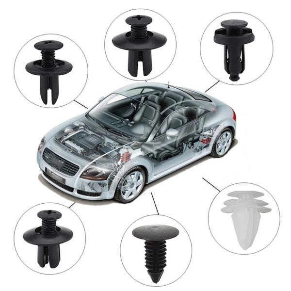Clip de sujeción para automóvil, pasador de retención a presión para carrocería de automóvil, remache para parachoques, kit de sujeción para panel de moldura de puerta, clips para automóvil, embalaje en caja o bolsa - Image 5