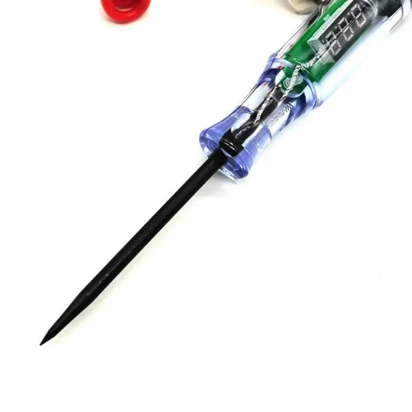 Probador de voltaje para circuito de coche, camión, 6 V, 12 V y 24 V, sonda de diagnóstico para coche, bolígrafo de prueba, bombilla, bolígrafo medidor eléctrico, herramientas de reparación - Image 5