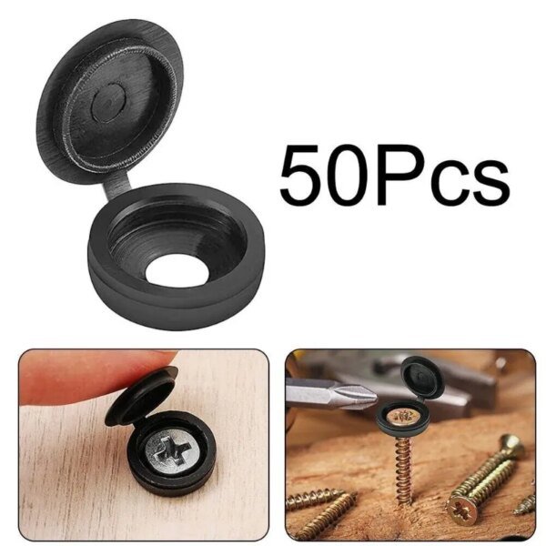 10/100 piezas de cubierta decorativa para tornillos, tornillos cruzados, tapas de clavos, hebillas plegables para muebles de coche, tuercas decorativas, pernos, herrajes - Image 6