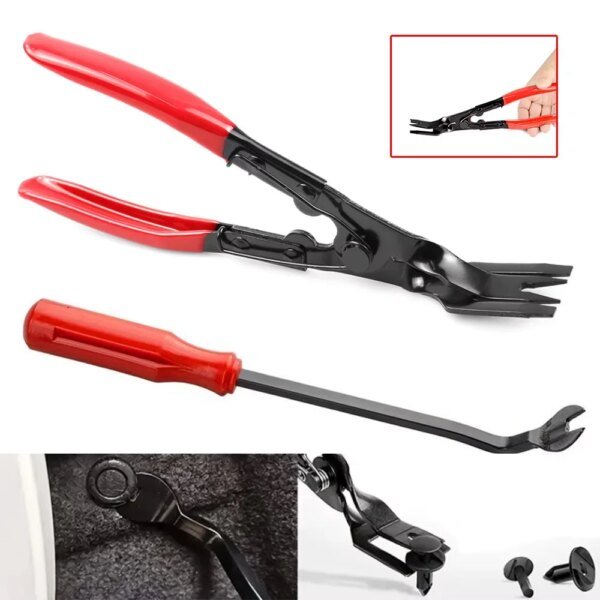 Juego de alicates para quitar sujetadores y tapicería de automóvil, kit de reparación para panel de automóvil, kit de herramientas de palanca para tablero de instrumentos - Image 3