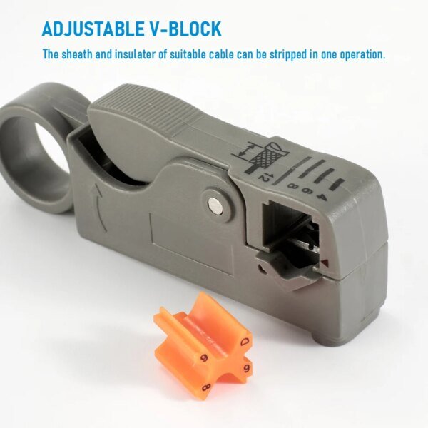 Alicates pelacables, herramientas para desincrustar cables, pelacables, llave hexagonal de acero inoxidable, accesorio eléctrico aislado y recto. - Image 6