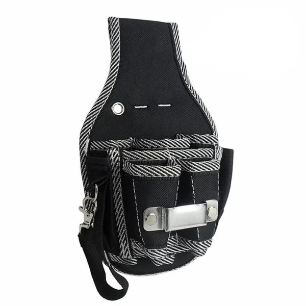 Bolsa de herramientas multifuncional de tela de nailon, cinturón para herramientas, soporte para kit de destornilladores, bolsa de herramientas, bolsa de bolsillo, estuche de cintura para electricista. - Image 4