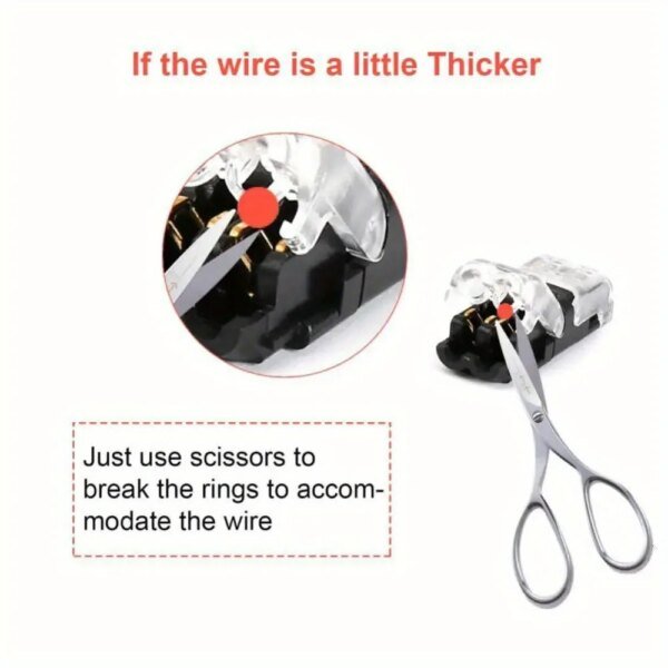 Conectores T2 a presión para cables, sin soldadura, sin pelar, de 5/10/20 piezas, para conexiones rápidas, conectores para enchufes de automóviles, accesorios eléctricos. - Image 3