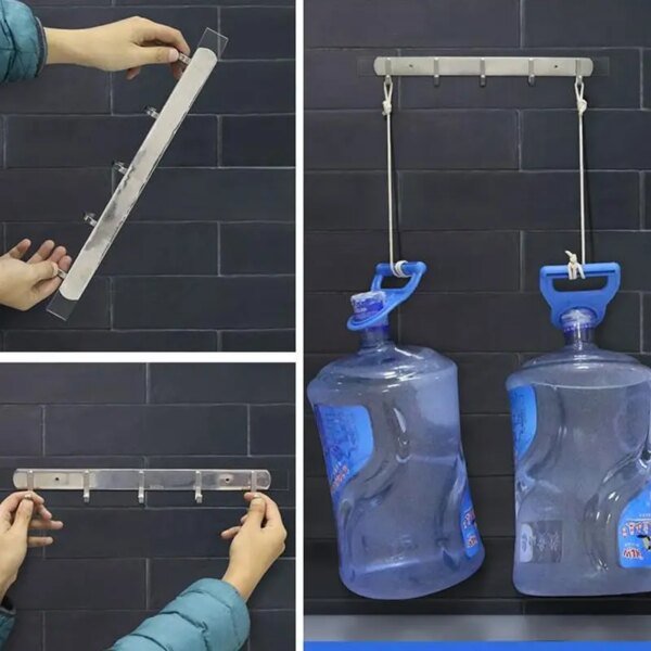 Cinta adhesiva de doble cara superfuerte, transparente, reutilizable, resistente al agua, resistente al calor, para decoración del hogar y el baño. - Image 5