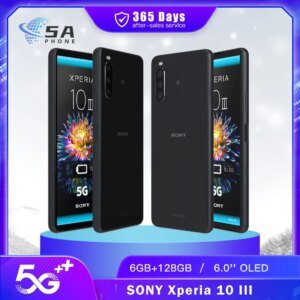Sony Xperia 10 iii 10iii 5G Dual Sim XQ-BT52 6.0" OLED 6GB RAM 128GB ROM Snapdragon Octa Core NFC Teléfono celular Android original