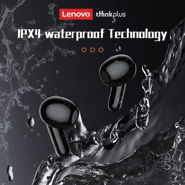 Auriculares inalámbricos Lenovo LP49 Bluetooth 5.4 con cancelación de ruido, para juegos, llamadas HD, deportivos, impermeables y con micrófono. - Image 6