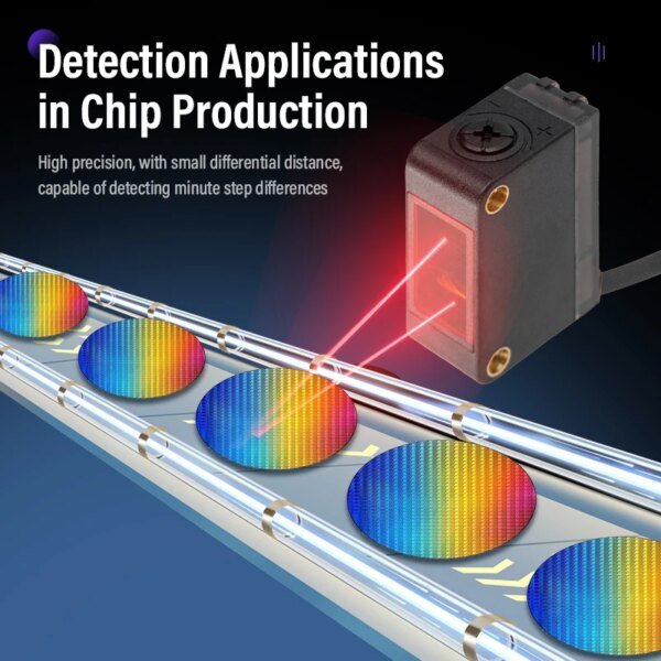 Sensor de tipo photoeléctrico láser, puede trabajar con cualquier color de haz de luz - Image 3