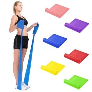 Bandas de resistencia para hacer ejercicio, bandas de ejercicio, fisioterapia, entrenamiento físico al aire libre, pilates, gimnasio en casa, banda elástica elástica.