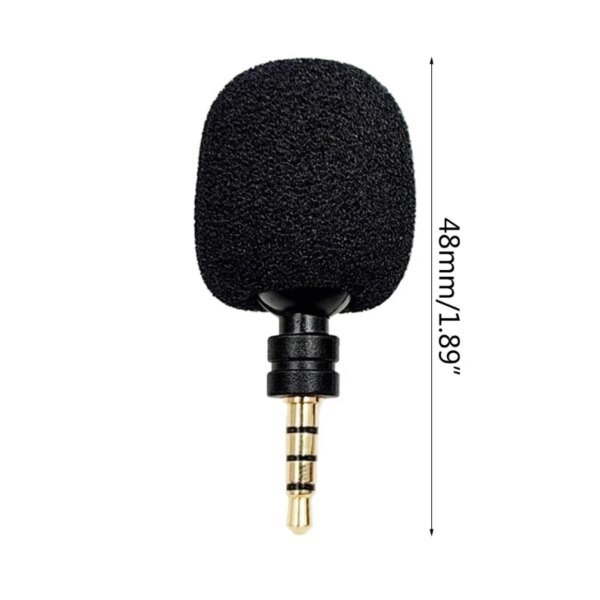 Mini micrófono portátil DX62 de 3,5 mm, auxiliar mono/estéreo/capacitancia metálica de 4 polos para teléfono móvil y ordenador. - Image 6