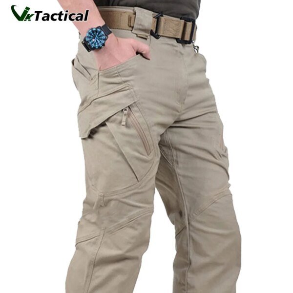 Pantalones tácticos de carga para ciudad, clásicos, para exteriores, senderismo, trekking, pantalones tácticos militares de camuflaje con múltiples bolsillos.