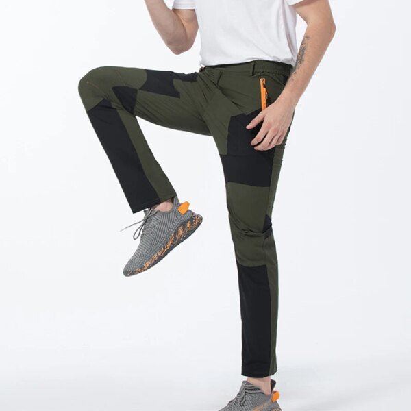 Pantalones TRVLWEGO de verano para hombre, para senderismo, camping, escalada, pesca, trekking al aire libre, tecnología de secado rápido, impermeables, para viajes de montaña - Image 3