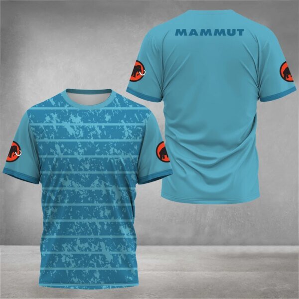 Camiseta de senderismo para hombre, con diseño impreso en 3D, ideal para escalada en pared, trail running, camping y drifting. - Image 5